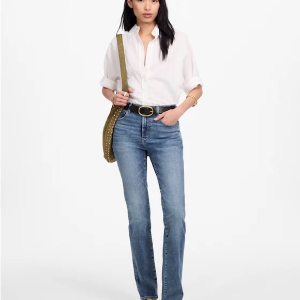 Madewell curvy stovepipe Jeans with magic pockets. NEW WITH TAGS
